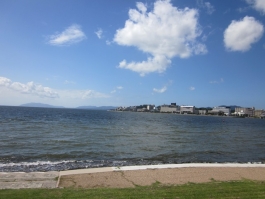 島根県の宍道湖の写真