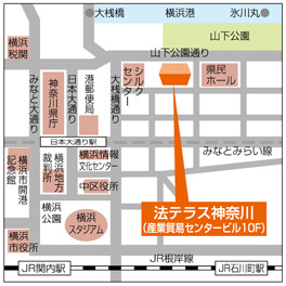 法テラス神奈川の地図