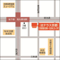 法テラス京都の地図画像