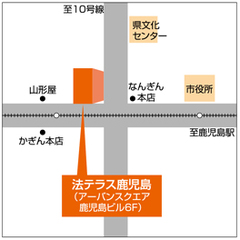 法テラス鹿児島の地図