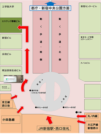 法テラス東京までの地下からの行き方