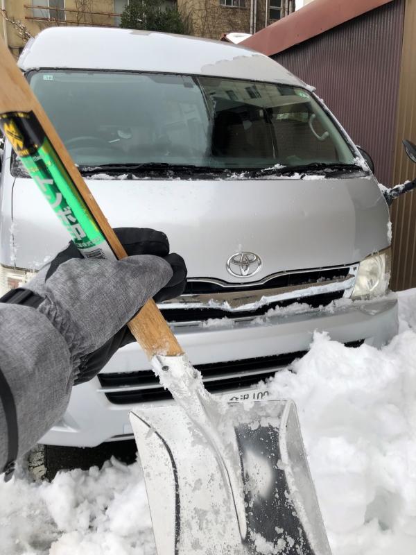 法テラス号に積もった雪2