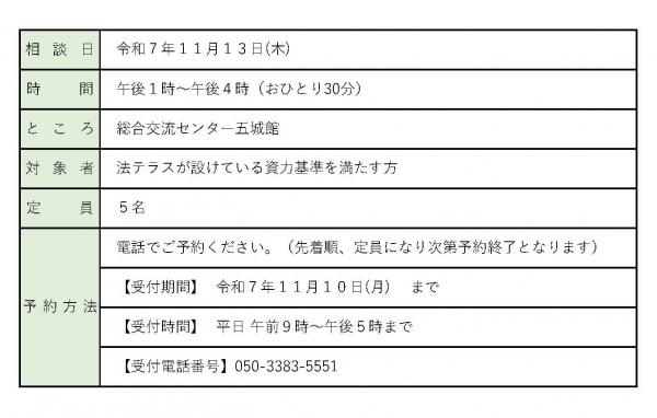 五城目町実施内容