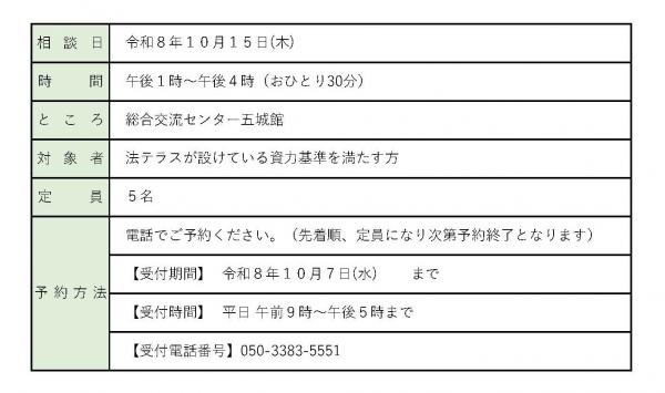 五城目町実施内容