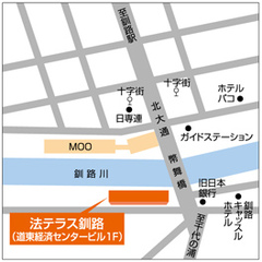 法テラス釧路の地図画像