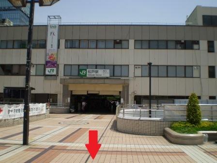 松戸駅西口ペデストリアンデッキ