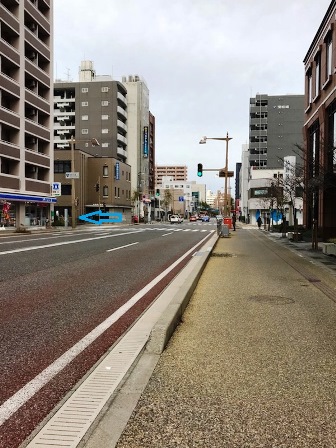 「東中通二」交差点