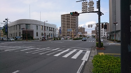 大分中央警察署前の写真